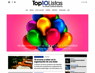 top10listas.com screenshot