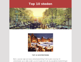 top10steden.nl screenshot