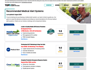 top5-medicalalertsystems.com screenshot