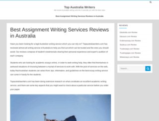 topaustraliawriters.com screenshot