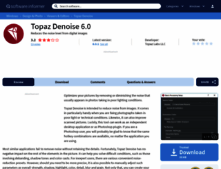 topaz-denoise.informer.com screenshot