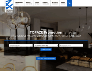 topaze-construction.com screenshot