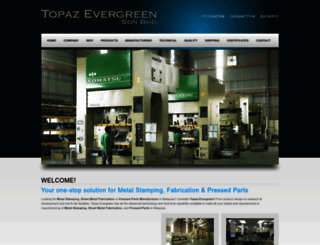 topazevergreen.com screenshot