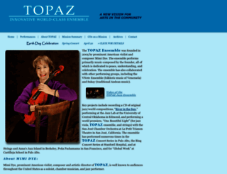 topazmusic.org screenshot