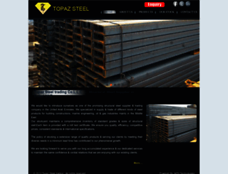 topazsteel.com screenshot