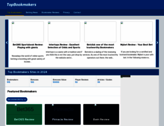 topbookmakers.bet screenshot