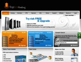 topboxhosting.com screenshot