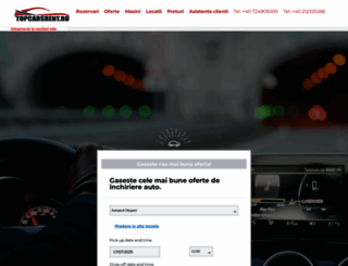 topcarsrent.ro screenshot