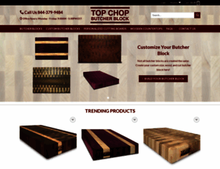 topchopbutcherblock.com screenshot