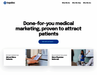 topdoc.marketing screenshot
