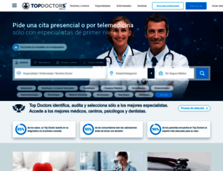 topdoctors.mx screenshot