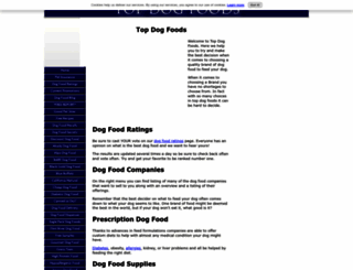 topdogfoods.org screenshot