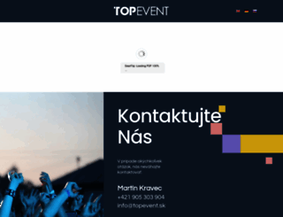 topevent.sk screenshot