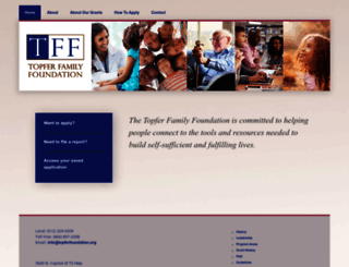 topferfamilyfoundation.org screenshot