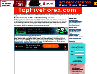 topfiveforex.com screenshot