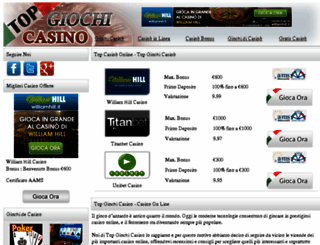topgiochicasino.com screenshot