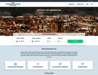 topgranadahotels.com screenshot