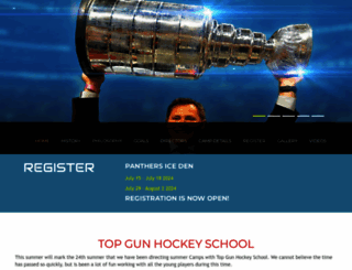 topgunhockeyschools.com screenshot