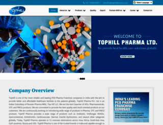 tophillpharma.com screenshot