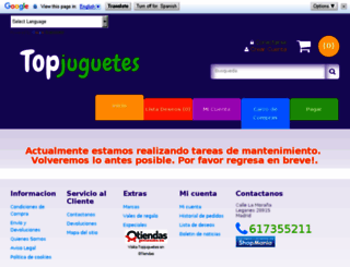 topjuguetes.es screenshot