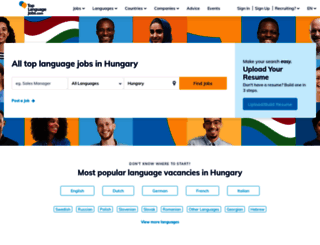 toplanguagejobs.hu screenshot