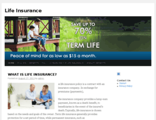 toplifeinsurancecomparision.com screenshot