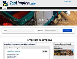 toplimpieza.com screenshot
