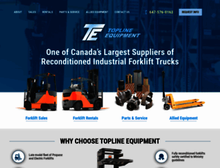 toplineequipment.com screenshot