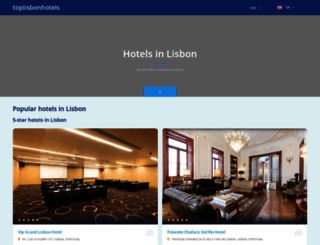 toplisbonhotels.com screenshot