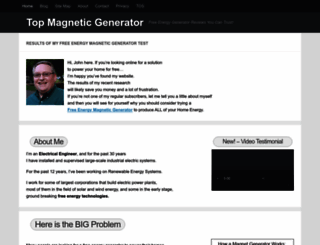 topmagneticgenerator.com screenshot