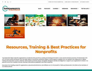 topnonprofits.com screenshot