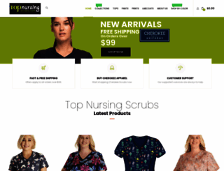 topnursingscrubs.com screenshot