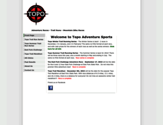 topoadventuresports.org screenshot