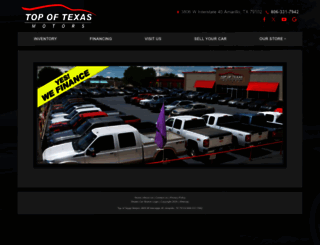 topoftexasmotors.com screenshot