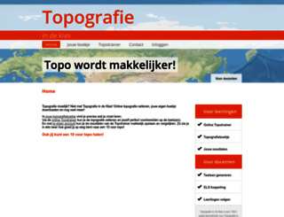 topografieindeklas.nl screenshot