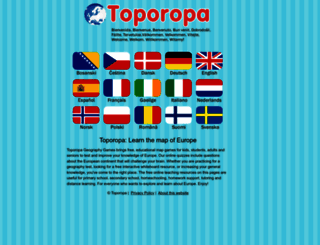 Access . Toporopa | Geography Learning Games for Europe