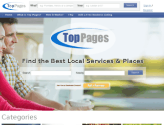 toppages.co.uk screenshot