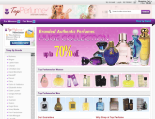 topperfume.com.au screenshot