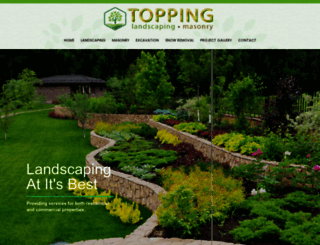 toppinglandscaping.com screenshot