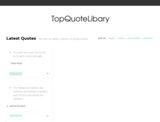 topquotelibrary.com screenshot