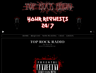 toprockradio.com screenshot