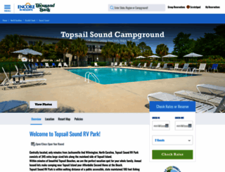 topsailsoundrvpark.com screenshot