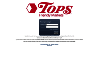 topsmarkets.sumtotalsystems.com screenshot