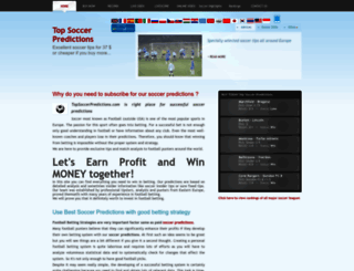 topsoccerpredictions.com screenshot