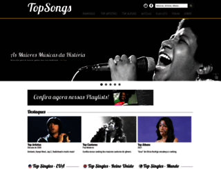 topsongs.com.br screenshot