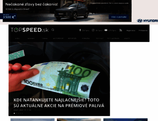 topspeed.sk screenshot