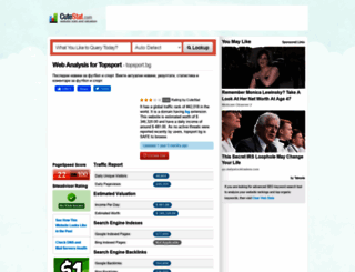 topsport.bg.cutestat.com screenshot