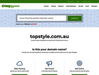 topstyle.com.au screenshot
