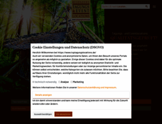 toptagungslocations.de screenshot