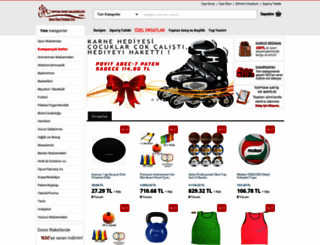 toptanspormalzemeleri.com screenshot